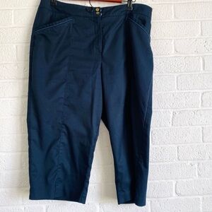 Tail Capri Golf Pants Navy Blue Size 12